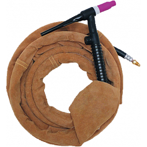 Weldas Slangeovertrk i lder med velcro, 50mm x 10 m