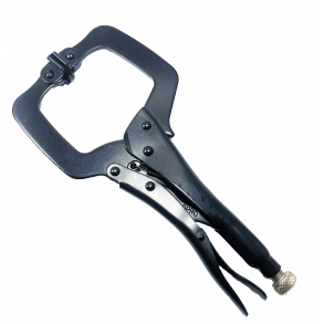 Svejsetang D7 C-klemme med runde tryksko (280mm / 11