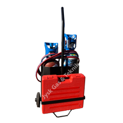 Komplet svejse- og skrest incl slange, vogn og flasker