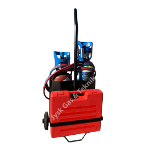 Komplet svejse- og skrest incl slange, vogn og flasker