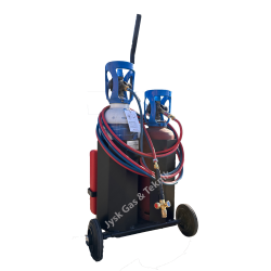 Komplet svejse- og skrest incl slange, vogn og flasker